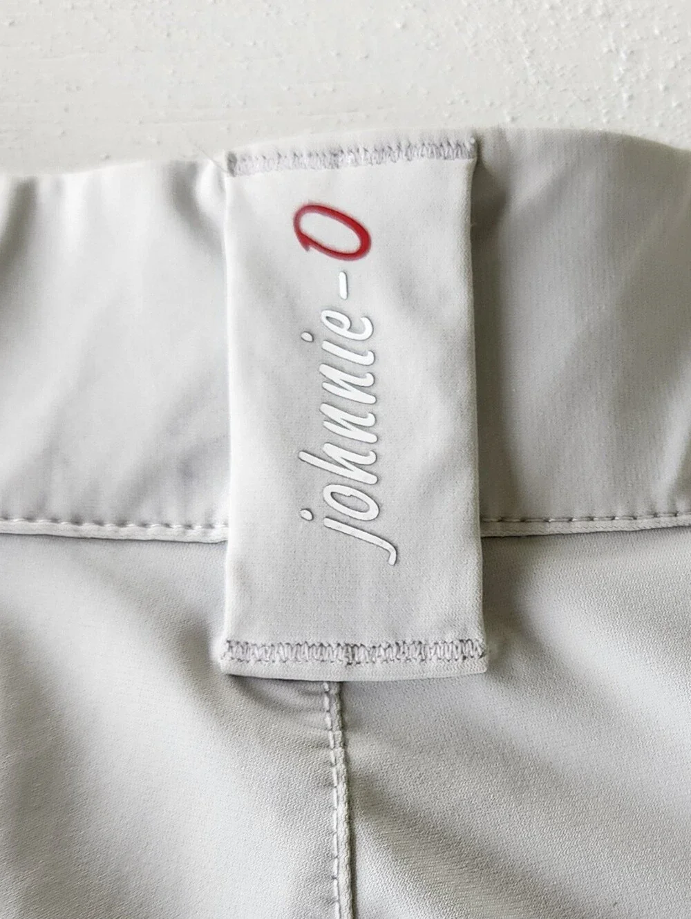 johnnie-O Light Gray Flat Front Shorts